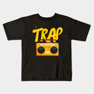 Trap music design Kids T-Shirt